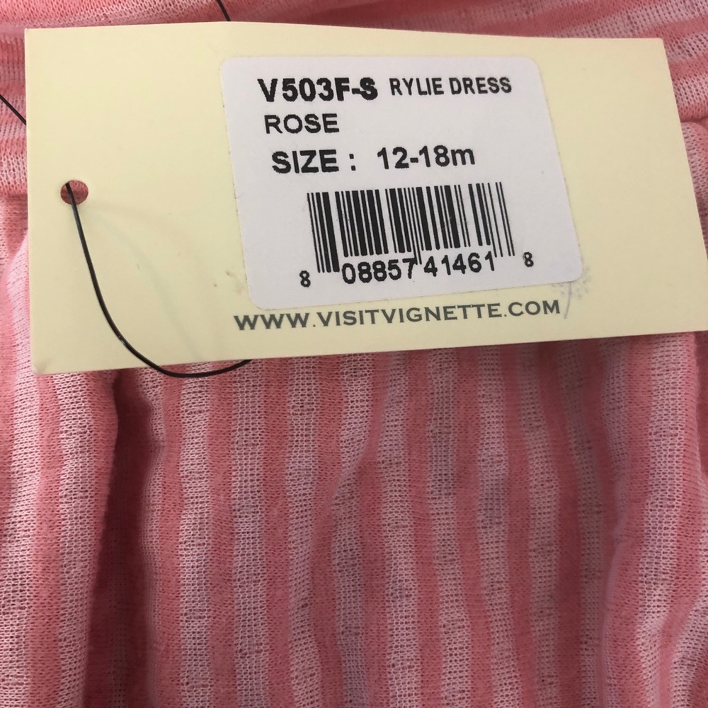 SOLD - NWT Vignette Rylie Rose Striped Dress - Picture 7 of 9